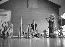 travel diary June 8, 2014 didgeridoo with dance and Tai chi. Live in Turin.